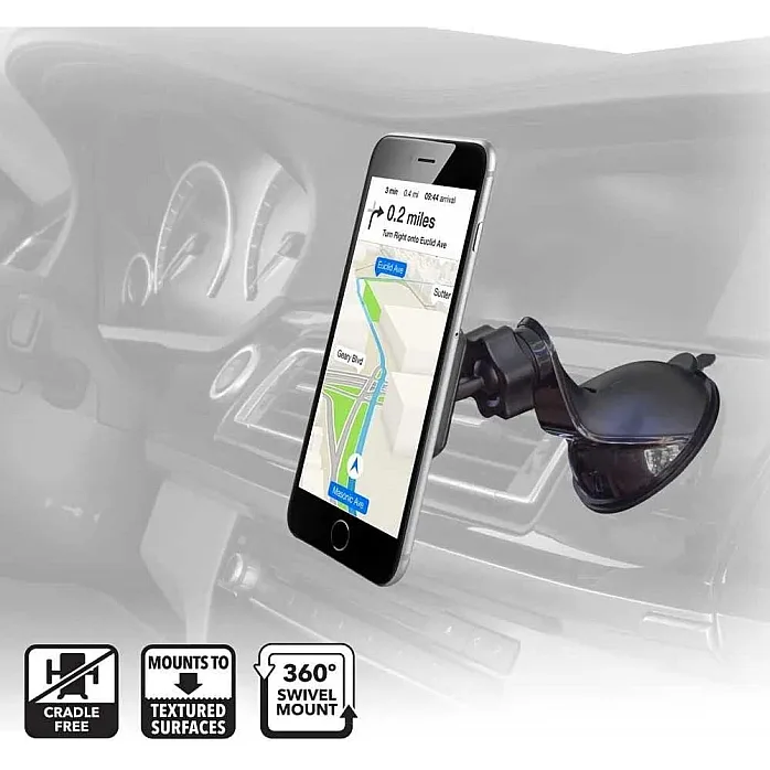 Scosche MAGWSM2I 4-Axis Adjustable Dash/Window Magnetic Mount