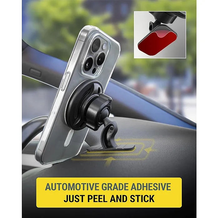 Scosche SMSDV-SP Adjustable Lock Nut MagSafe Magnetic Car Magic Mount Holder For Dashboard/Vent