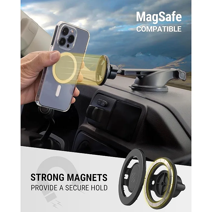 Scosche SMSWDEX-SP MagicMount Dashboard/Windshield MagSafe Magnetic Phone Mount
