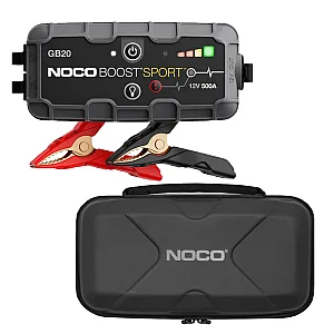 NOCO GB20 Boost Sport 12V Portable UltraSafe Jump Starter With Protective Case