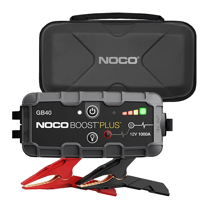NOCO GB40 Boost Plus 1000A 12V Portable UltraSafe Jump Starter With Protective Case