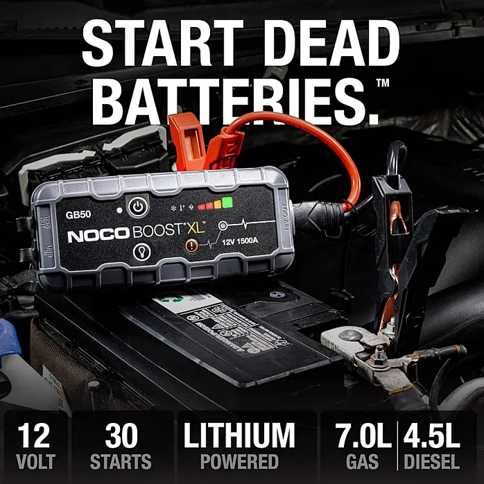 NOCO GB50 Boost XL Jump Starter 1500A With Protective Storage Case