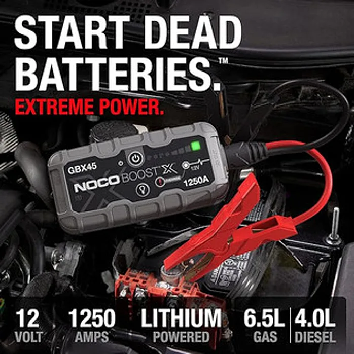 NOCO GBX45 Boost X 1250A 12V UltraSafe Lithium Jump Starter