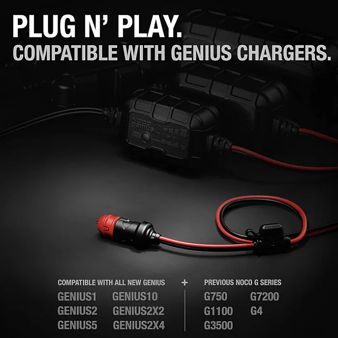 NOCO GC003 X-Connect 12V Male Plug built-in Power LED Indicator