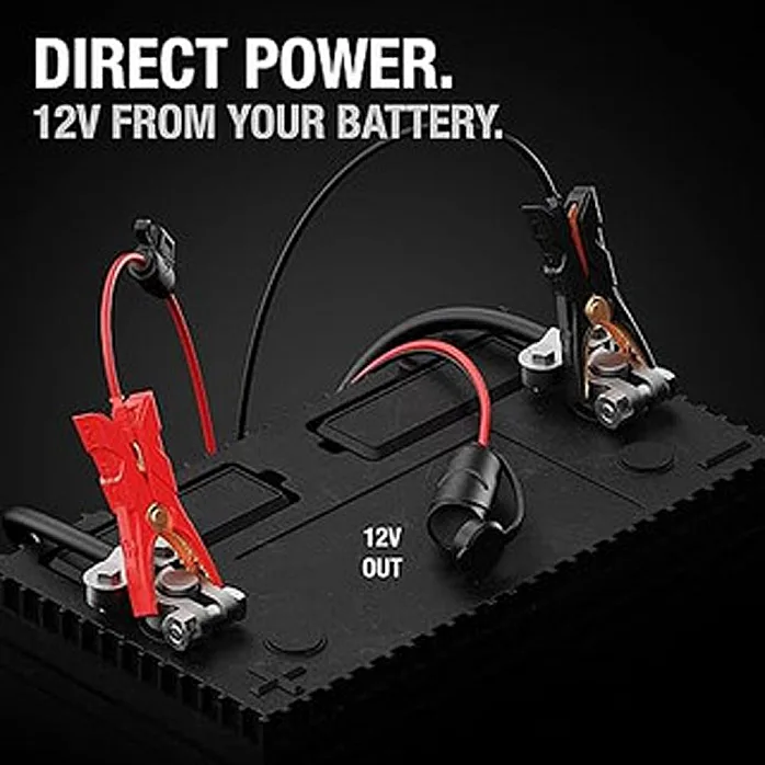 NOCO GC017 12V Plug With Battery Clamps