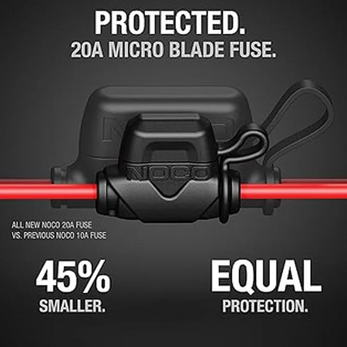 NOCO GC017 12V Plug With Battery Clamps