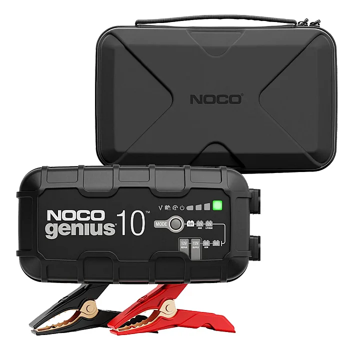 NOCO GENIUS10 Smart Trickle Battery Charger With EVA Protective Case