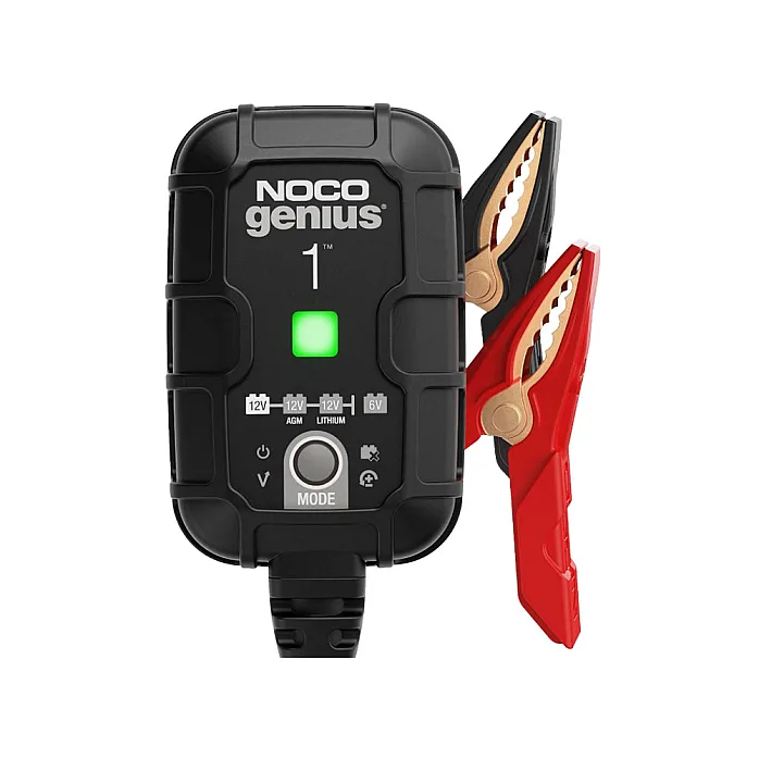NOCO GENIUS1 Battery Maintainer + Battery Desulfator 1 Amp 6V/12V Smart Trickle Battery Charger