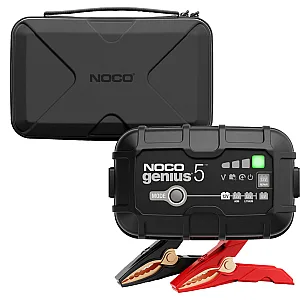 NOCO GENIUS5 Smart Trickle Battery Charger With EVA Protective Case