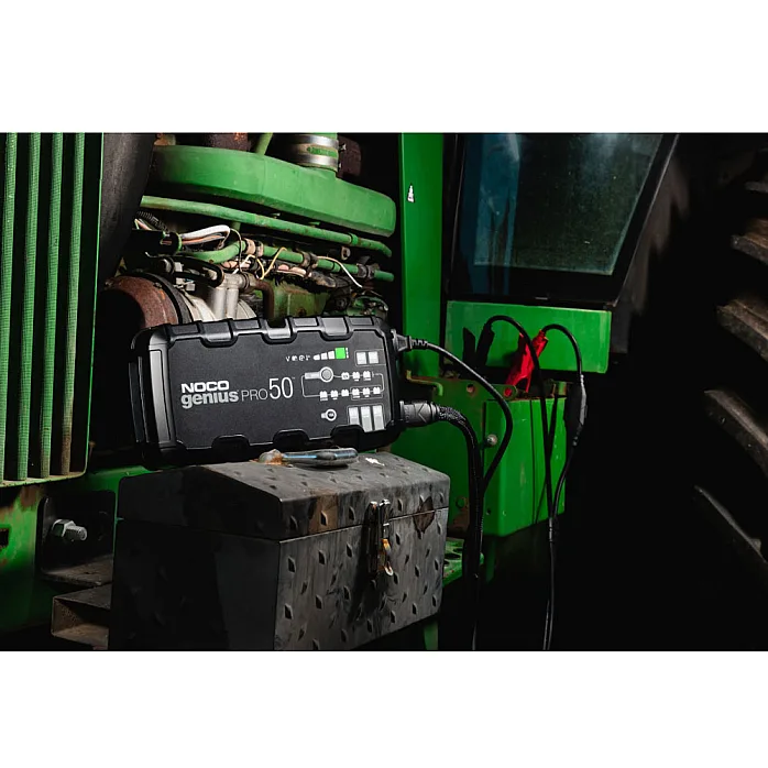 NOCO GENIUSPRO50 Battery Maintainer + Battery Desulfator 50A Smart Trickle Battery Charger 6V / 12V / 24V