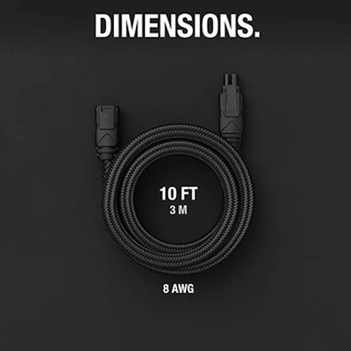 NOCO GPA001 HD 10' Extension Cable For GENIUSPRO25