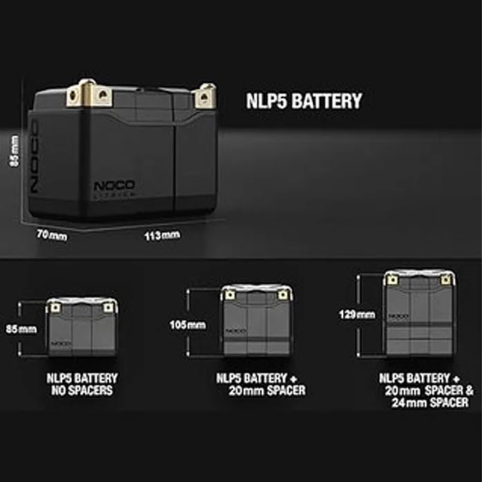 NOCO NLP14 12V / 500A Rapid Recharge Universal Mounting Lithium Powersport Battery