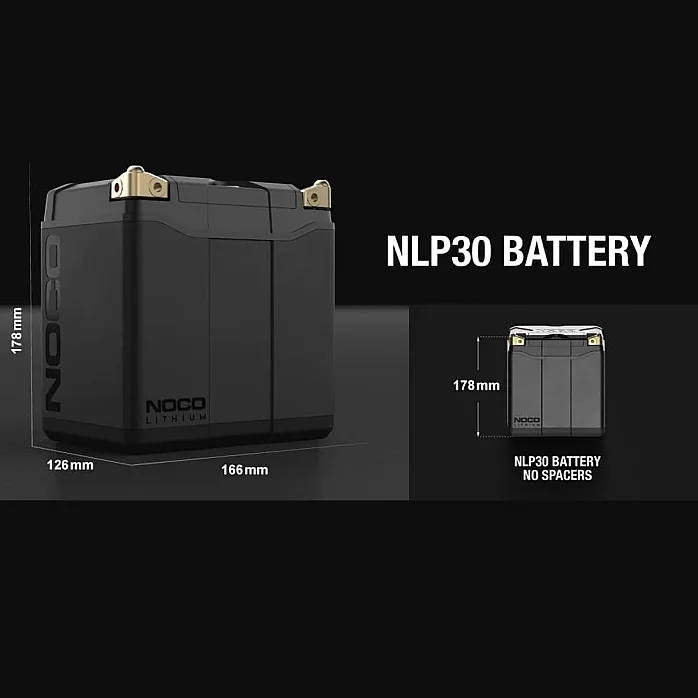 NOCO NLP30 12V / 700A Universal Mounting Lithium Powersport Battery