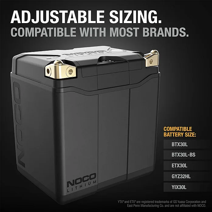 NOCO NLP30 12V / 700A Universal Mounting Lithium Powersport Battery