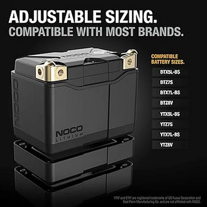 NOCO NLP5 12V / 250A Rapid Recharge Lithium Powersport Battery