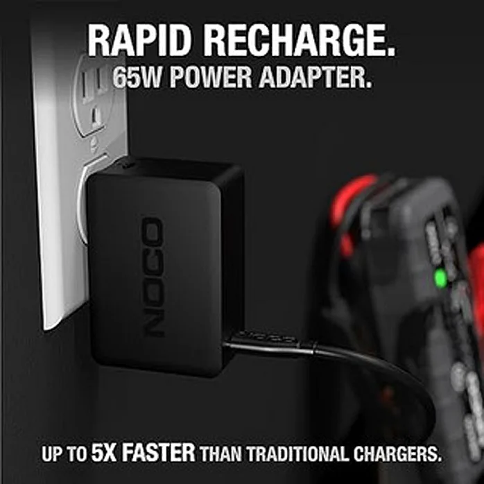 NOCO U65 65W 3 Amp USB-C Charger For GBX155, GBX45, GBX55, GBX75 Jump Starter