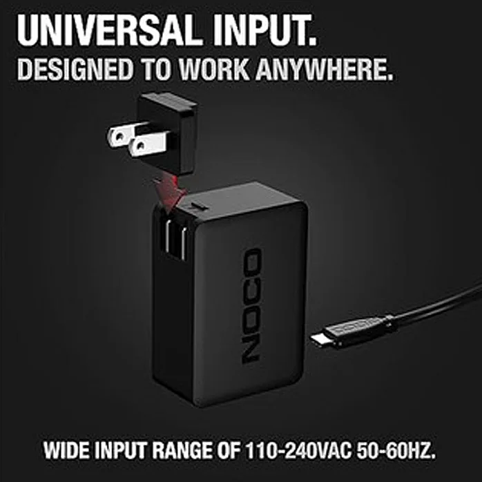 NOCO U65 65W 3 Amp USB-C Charger For GBX155, GBX45, GBX55, GBX75 Jump Starter