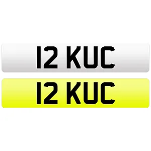 12 KUC Private Number Plate For Sale