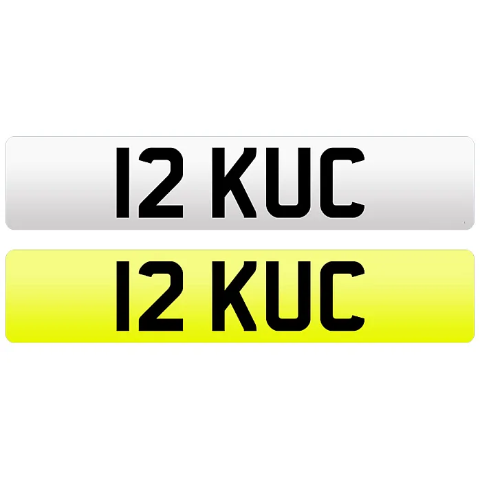 12 KUC Private Number Plate For Sale