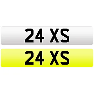 24 XS Private Number Plate For Sale