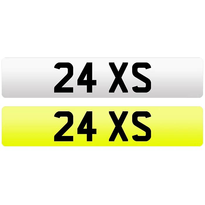24 XS Private Number Plate For Sale