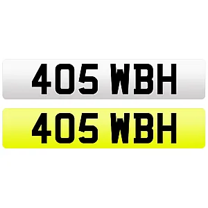 405 WBH Private Number Plate For Sale