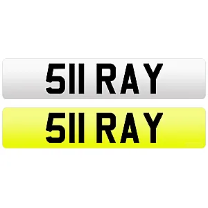511 RAY Private Number Plate For Sale