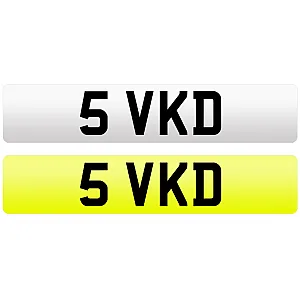 5 VKD Private Number Plate For Sale