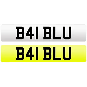 B41 BLU Private Number Plate For Sale