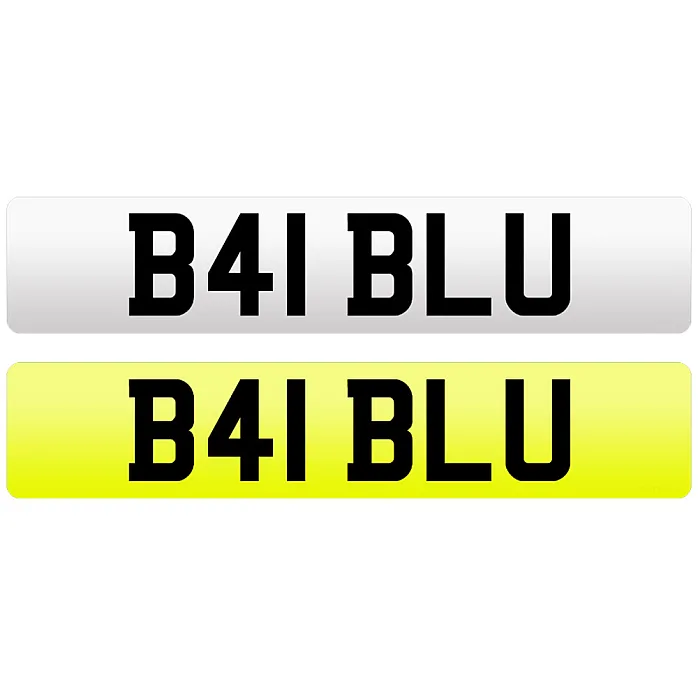 B41 BLU Private Number Plate For Sale