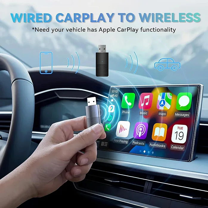 Ottocast CP86 Dual Mini USB Dongle Wireless CarPlay Adaptor