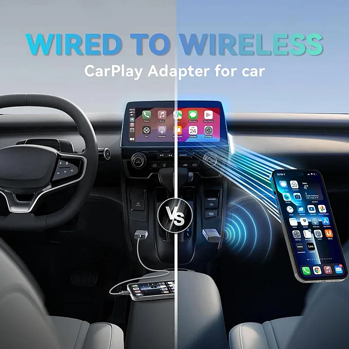 Ottocast CP86 Dual Mini USB Dongle Wireless CarPlay Adaptor
