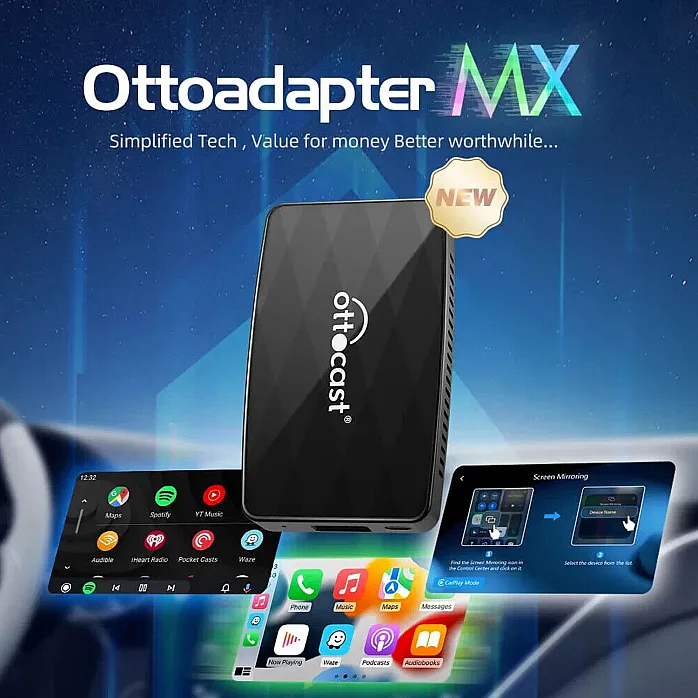Ottocast MX-360 3 in 1 Wireless CarPlay / Android Auto AirPlay Adapter