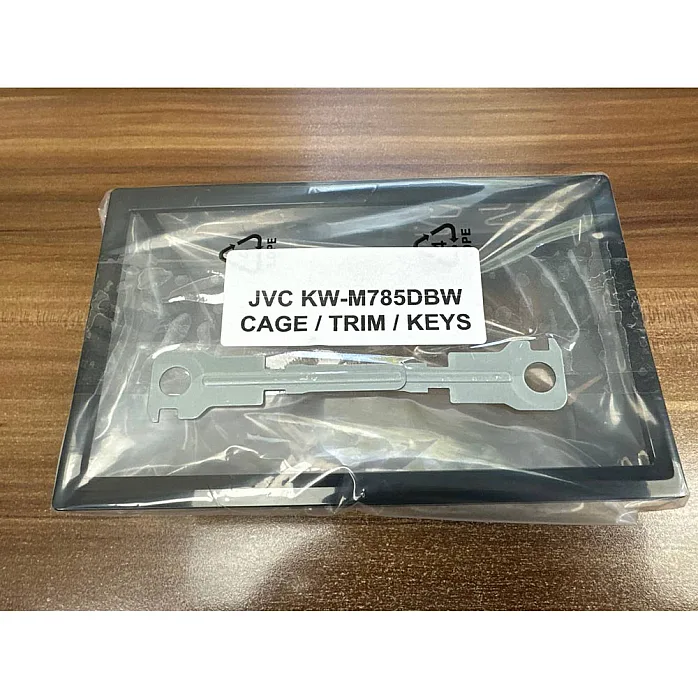JVC KW-M785DBW Car Stereo Double Din Metal Cage / Trim / Keys
