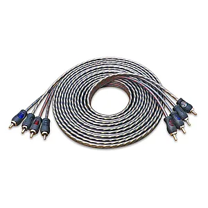 Recoil RCI417 Echo Series 17ft 4 Channel Twisted Pair OFC RCA Cable