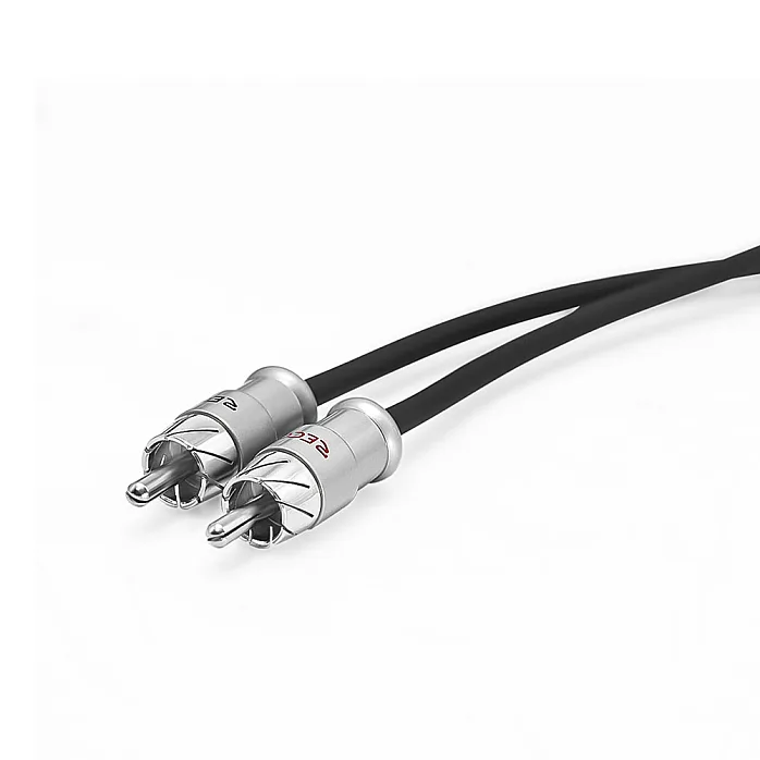 Recoil XI212 Echo Max 12ft 2 Channel RCA Audio Interconnect Cable 99.99% OFC Braided