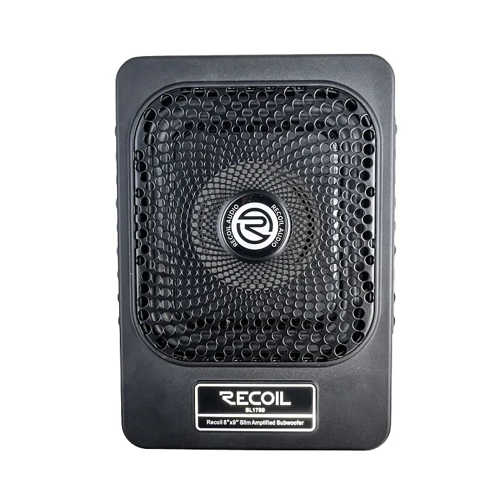 Recoil SL1789 8” x 9” Compact Under seat Active Subwoofer with Passive Radiator