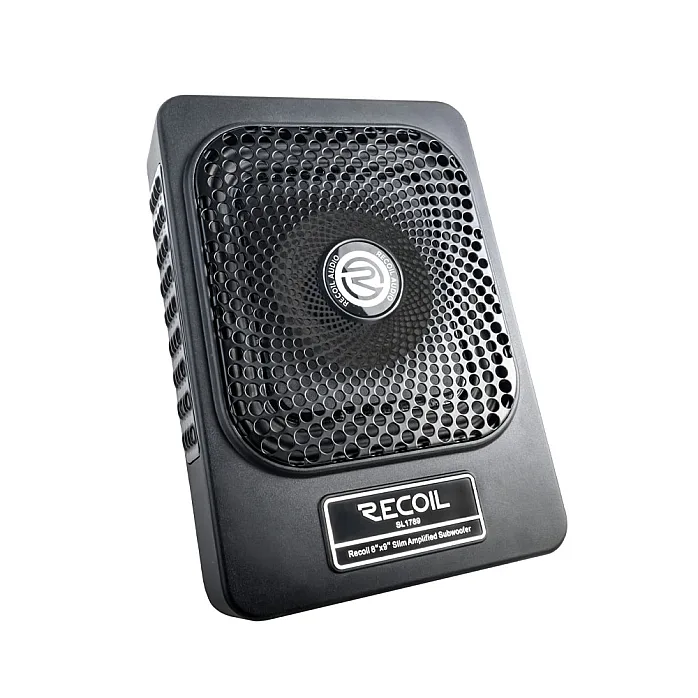 Recoil SL1789 8” x 9” Compact Under seat Active Subwoofer with Passive Radiator