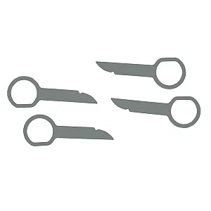 CT22AU01 Audi A2, A3, A4, A6, A8, TT Radio Removal Keys (2 Sets)