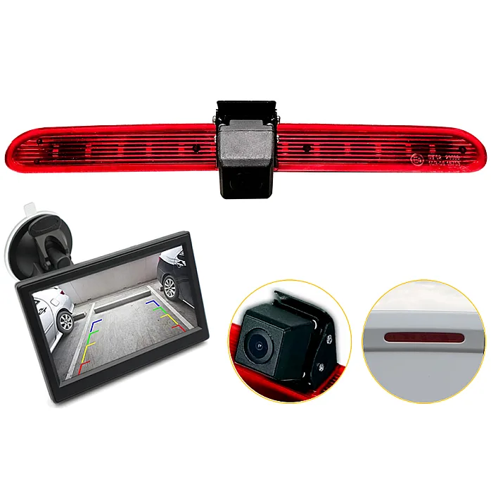 InCarTec CK-CIT-01 Vauxhall High Level Brake Light Camera And Monitor Kit