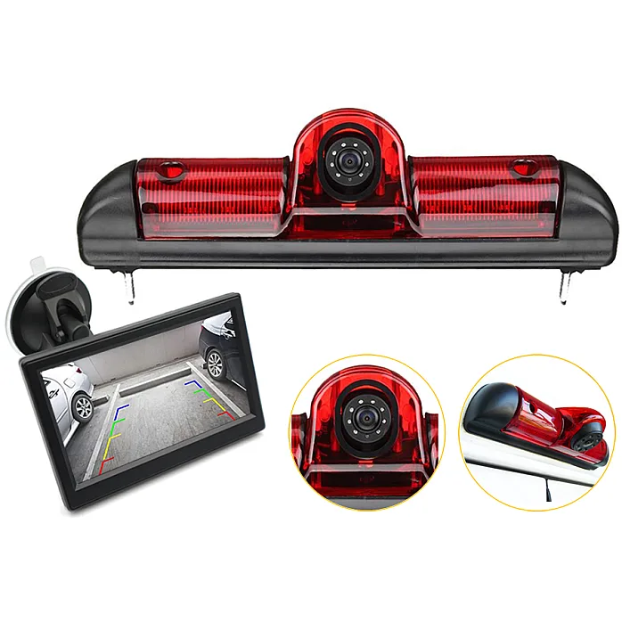 InCarTec CK-DUC-01 Fiat Ducato High Level Brake Light Camera And Monitor Kit
