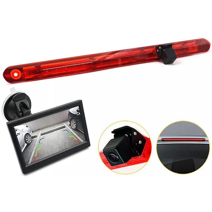 InCarTec CK-MBZ-02 Mercedes Vito High Level Brake Light Camera And Monitor Kit (TAIL LIFT DOOR)