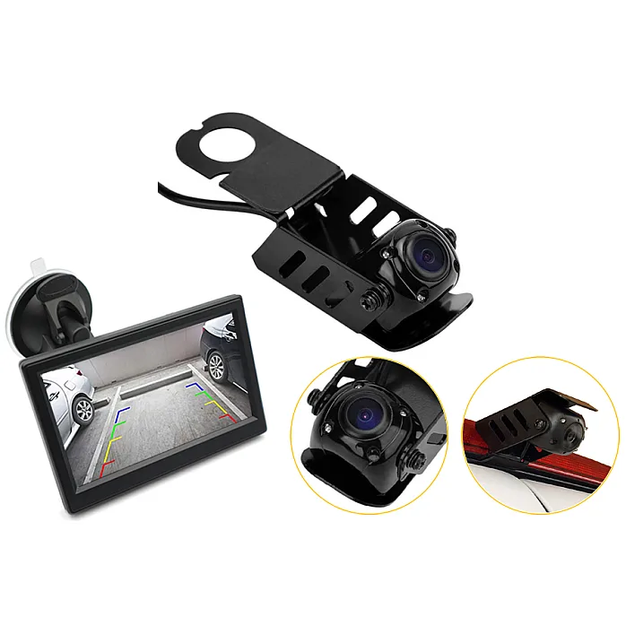 InCarTec CK-MBZ-03 Mercedes Brake Light Camera And Monitor Kit