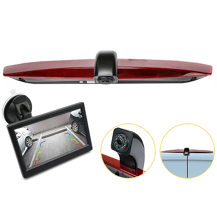 InCarTec CK-MBZ-04 Mercedes Vito Brake Light Camera And Monitor Kit (BARN DOORS)