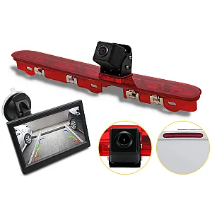 InCarTec CK-PUG-002 Fiat Scudo High Level Brake Light Camera And Monitor