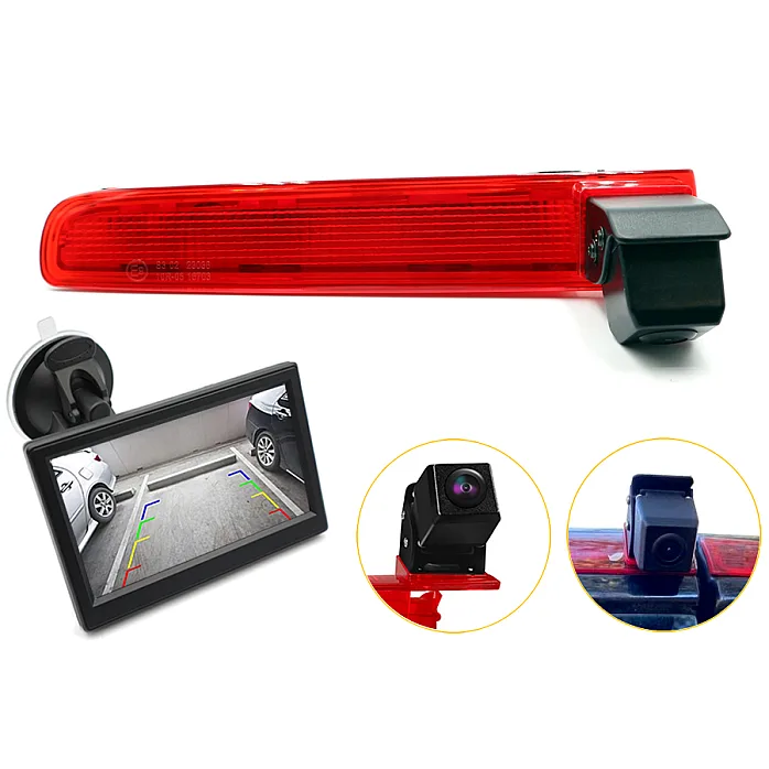 InCarTec CK-VW-003 VW Transporter T5/T6 Brake Light Camera And Monitor Kit