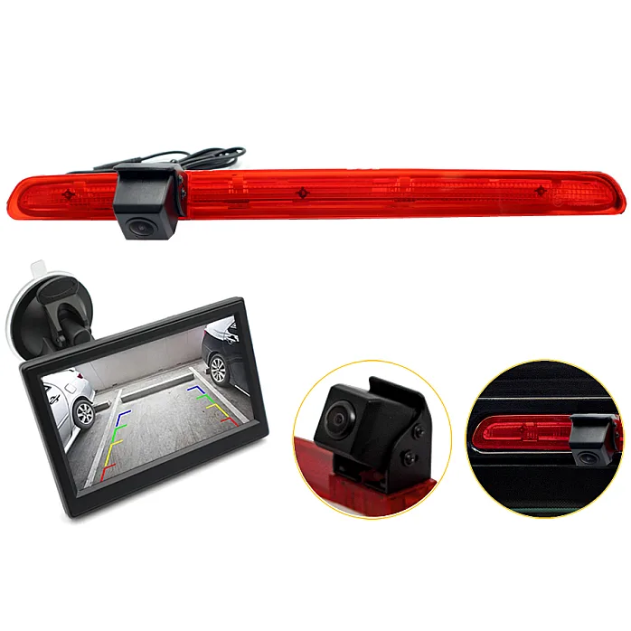 InCarTec CK-VW-005 VW Transporter T6 Brake Light Camera And Monitor Kit (TAIL LIFT DOOR)