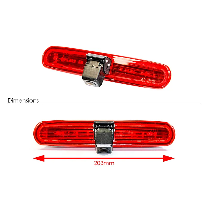 InCar Tec CVC-FIA-01 Fiat Doblo Brake Light Reverse Camera NTSC