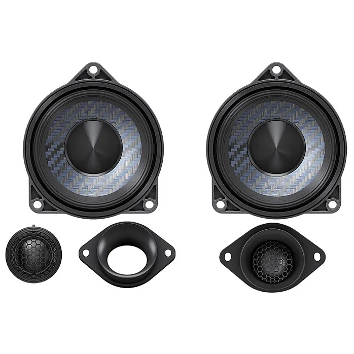 Alpine DP2-40C-B 4" (10cm) 2-Way Component Speakers Designed For BMW 3 and 4 Series