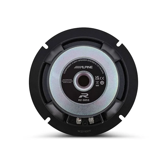 Alpine R2-S653 (16.5cm) 3-Way Component R-Series Pro Speaker Peak Power 300 Watts